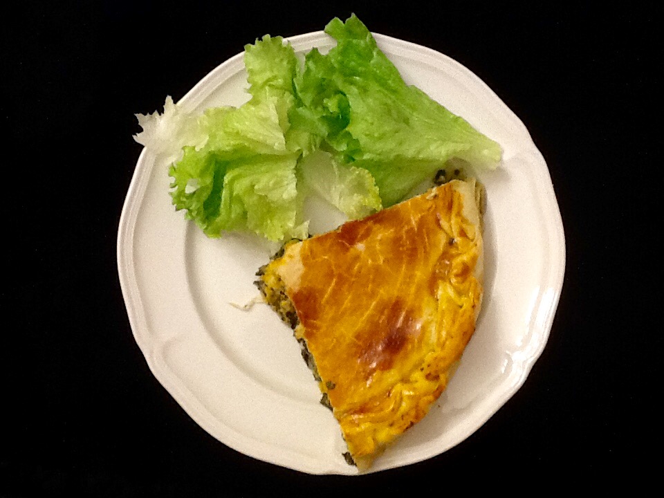 Tourte aux bettes et au poulet